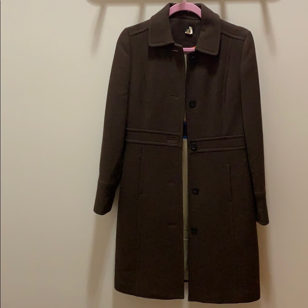 JCrew Brown Day Coat